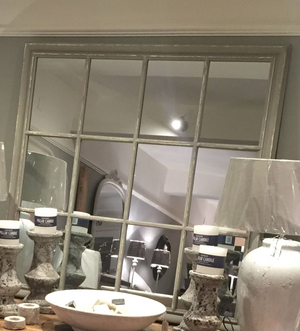 Hand Painted Furniture Mirrors For Window Pane Mirror Window Pane Mirror