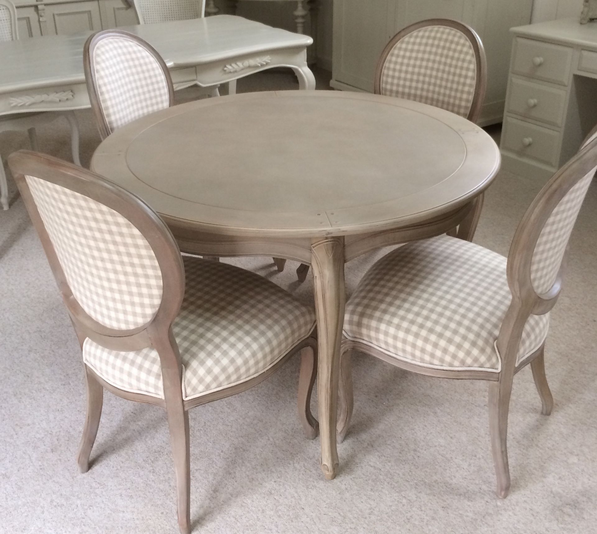 Hand Painted Furniture Chairs & Tables For Sale Belford French
