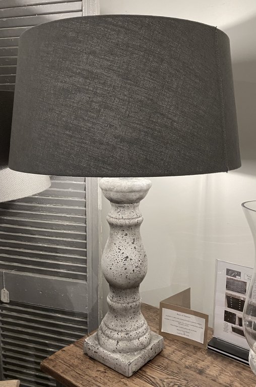 Large Stone Balustrade Lamp Base