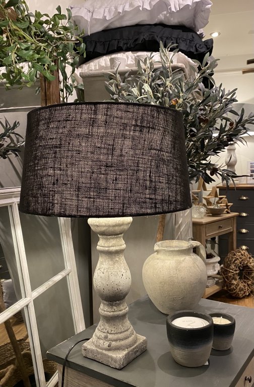 Small Stone Balustrade Lamp