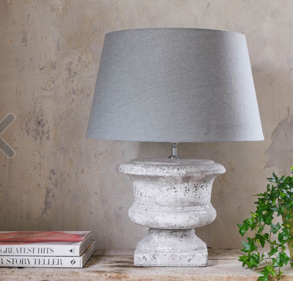 Urn Lamp Base And Shade