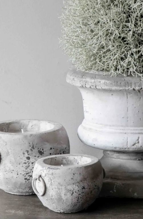Small Stone Candle