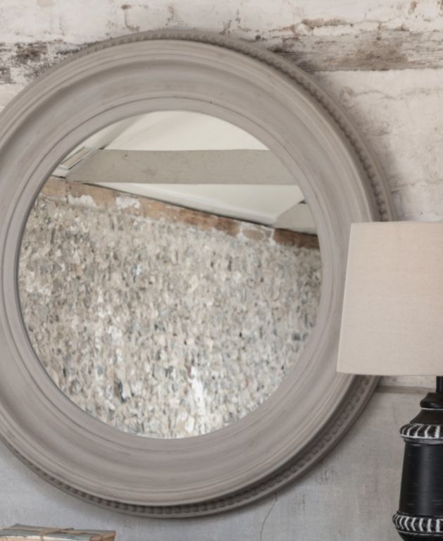 Circular Beaded Mirror