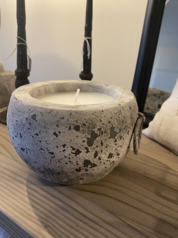 Small Stone Candle