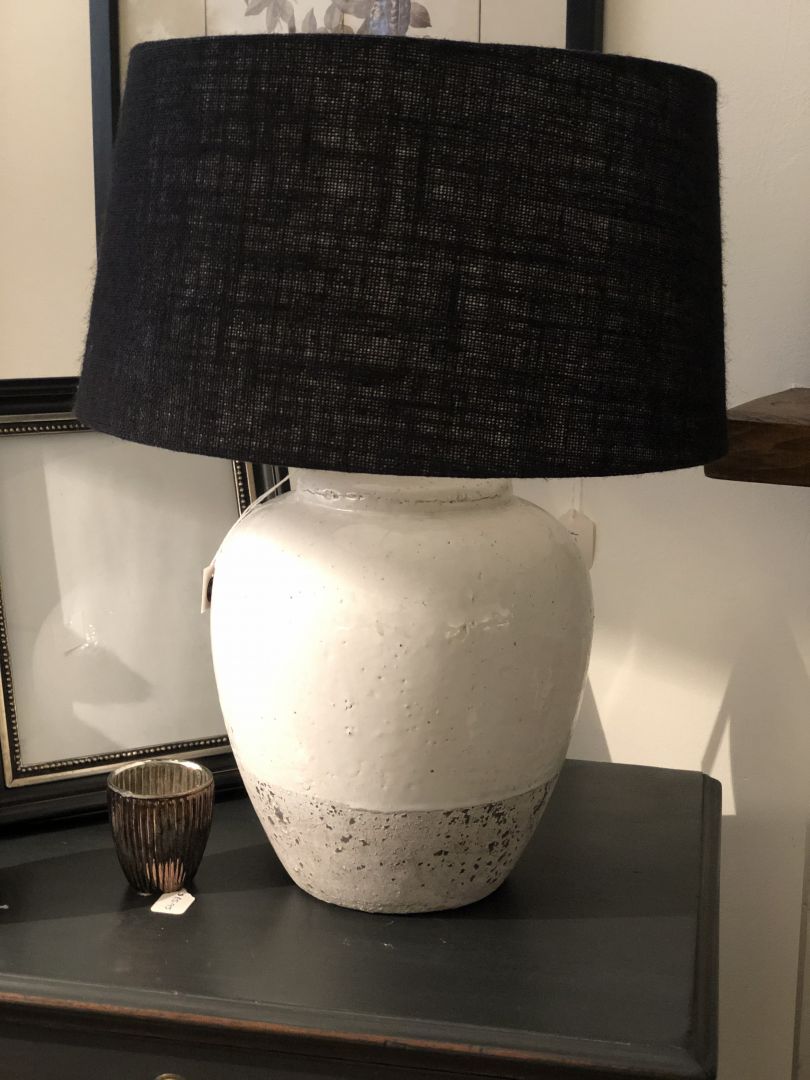 Dipped clearance ceramic lamp
