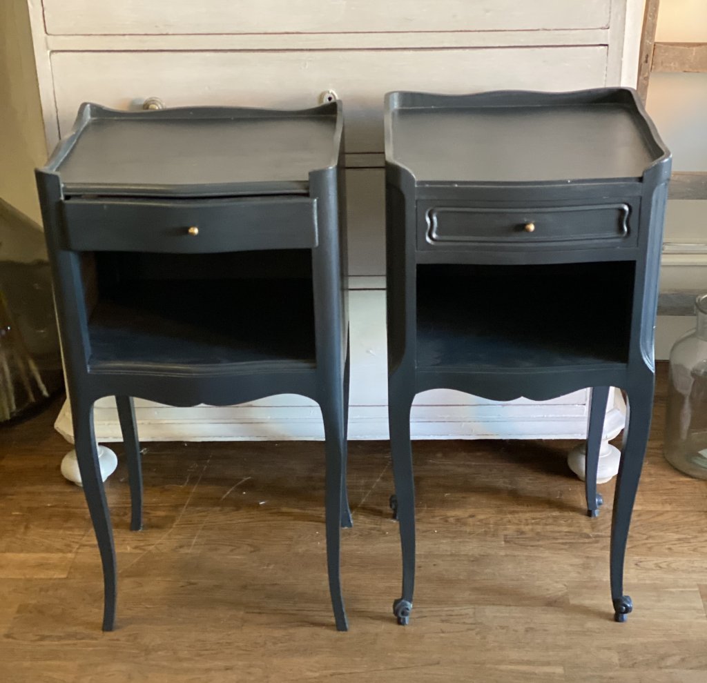 Pair French Bedsides