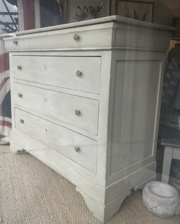 Large French Louis Philippe Commode /Chest Of Drawers 